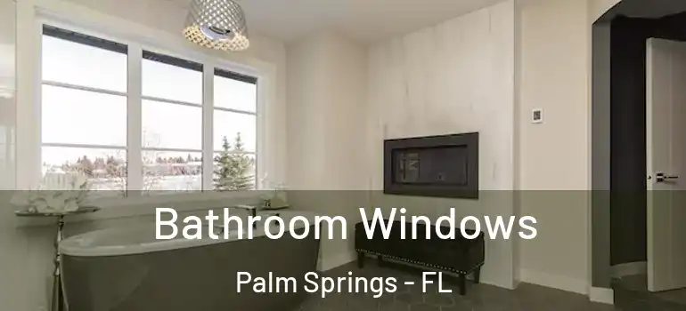  Bathroom Windows Palm Springs - FL